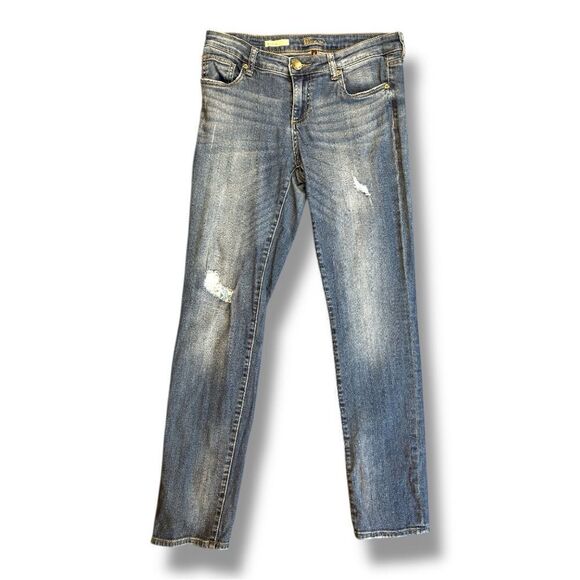 Kut from the Kloth Blue Straight Leg Jeans Sz 6 - Picture 1 of 11
